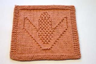 corn dishcloth pattern